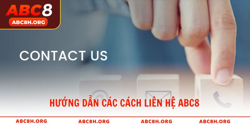 Hướng dẫn các cách Liên hệ đội ngũ hỗ trợ ABC8